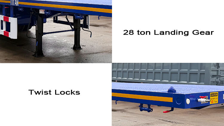 Tri Axle Heavy Duty Flat Bed Trailer for Sale Near Me in Burundi