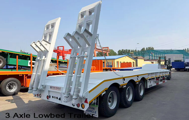 3 Axle Lowbed Truck | Low Bed Semi Trailer for Sale in Burundi