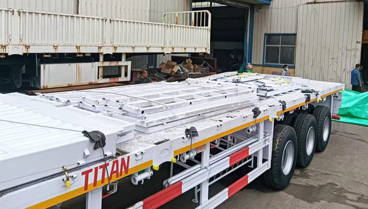 3 Axle Livestock Fence Semi Trailer for Sale in Rwanda