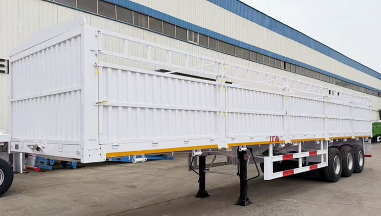 3 Axle Livestock Fence Semi Trailer for Sale in Rwanda