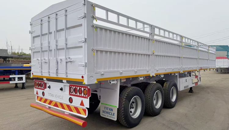 3 Axle Livestock Fence Semi Trailer for Sale in Rwanda