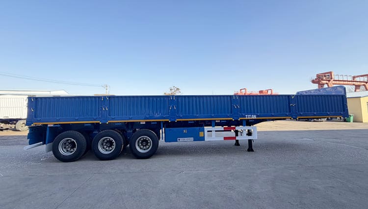 3 Axle Drop Side Semi Trailer for Sale in Rwanda