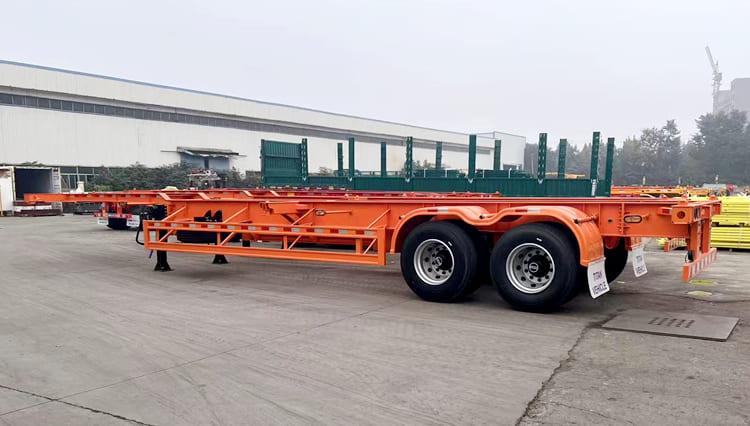 2 Axle Skeleton Semi Trailer for Sale in Rwanda