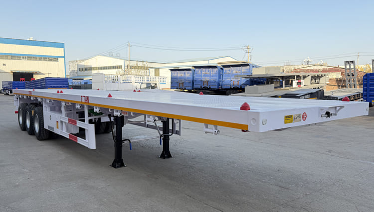 40Ft Flatbed Container Trailer Price in Rwanda