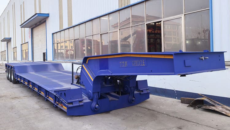 80 Ton 3 Axle Lowboy Trailer for Sale in Rwanda