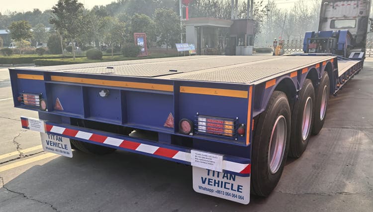 80 Ton 3 Axle Lowboy Trailer for Sale in Rwanda