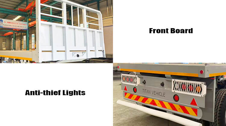 Factory Price 4 Axle Flatbed Trailer for Sale in Dar es Salaam