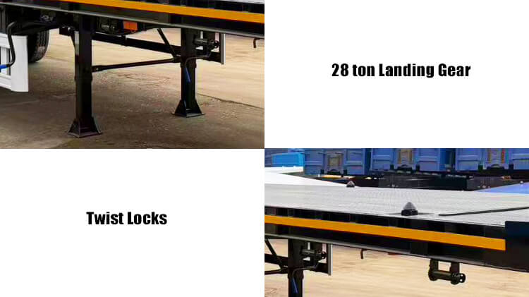 New Model 40 Ft Flatbed Trailer for Sale Price in Uganda