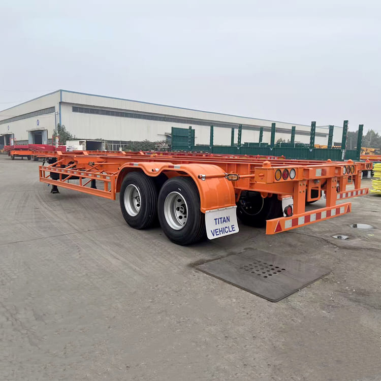 2 Axle Skeleton Semi Trailer