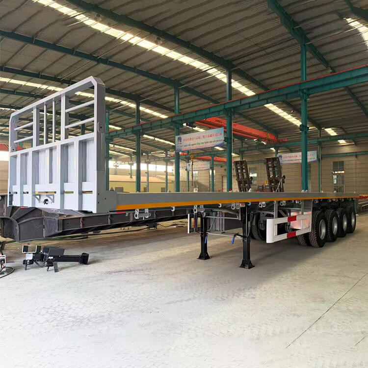 Factory Price 4 Axle Flatbed Trailer