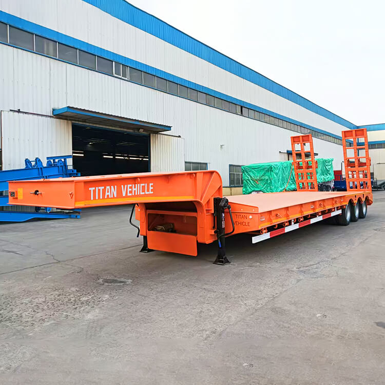 3 Axle 80 Ton Lowbed Trailer