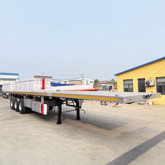 3 Axle 40 Feet Flatbed Truck Trailer