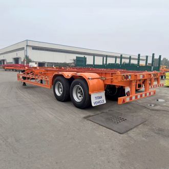 2 Axle Skeleton Semi Trailer