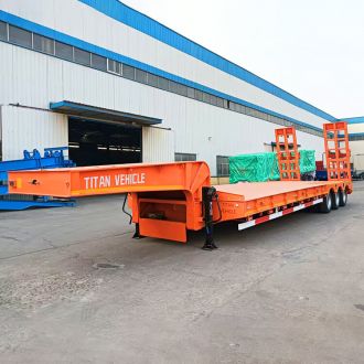 3 Axle 80 Ton Lowbed Trailer